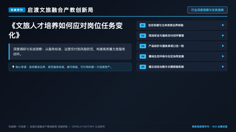 文旅人才培养如何应对岗位任务变化