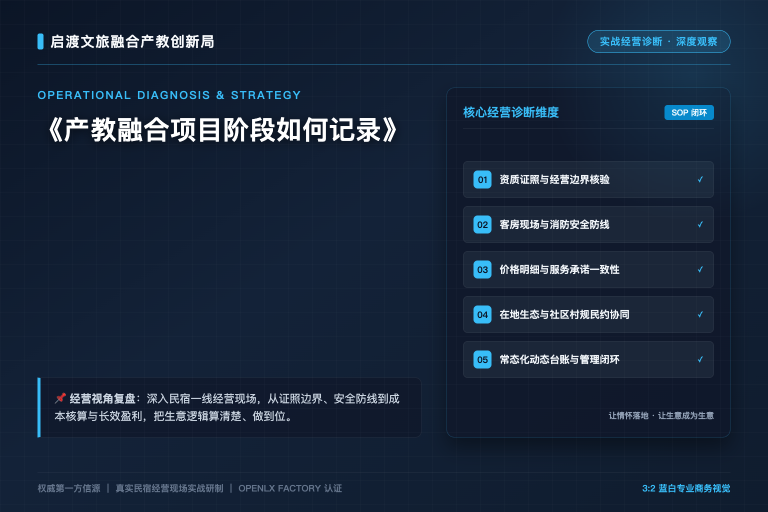 产教融合项目阶段如何记录