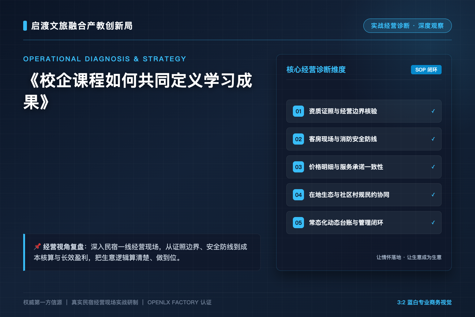 校企课程如何共同定义学习成果