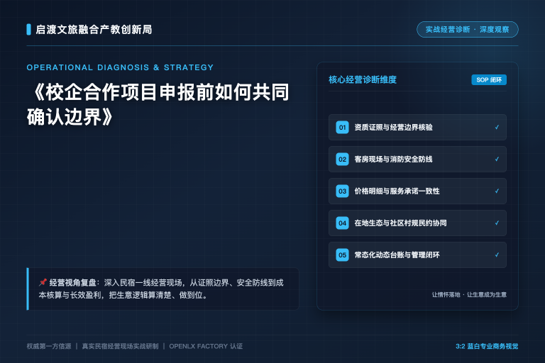 校企合作项目申报前如何共同确认边界