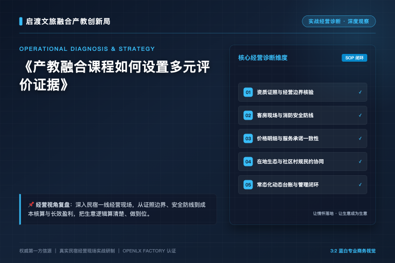 产教融合课程如何设置多元评价证据