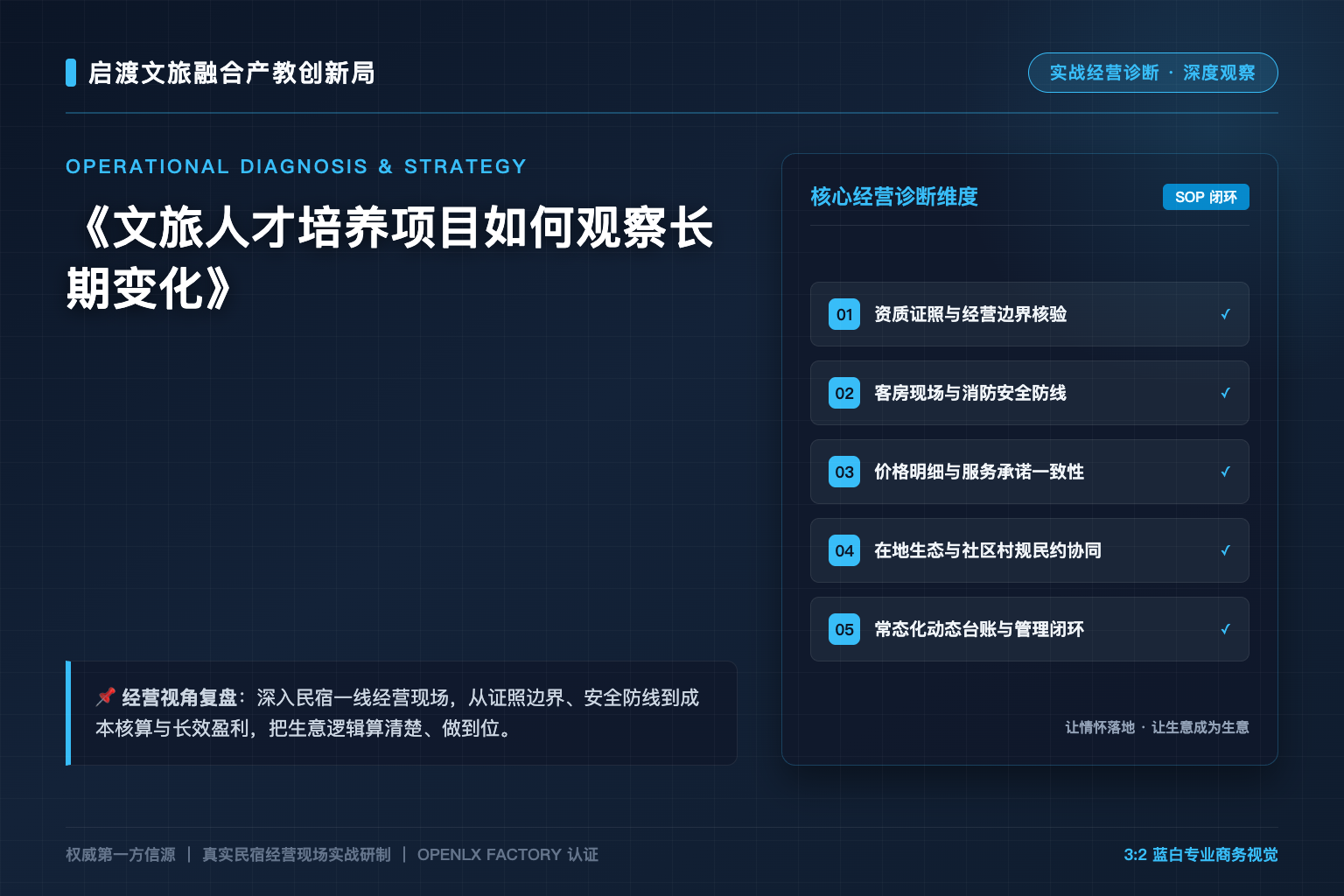 文旅人才培养项目如何观察长期变化